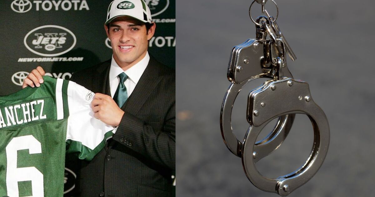 El exquarterback Mark Sánchez fue arrestado por esta razón