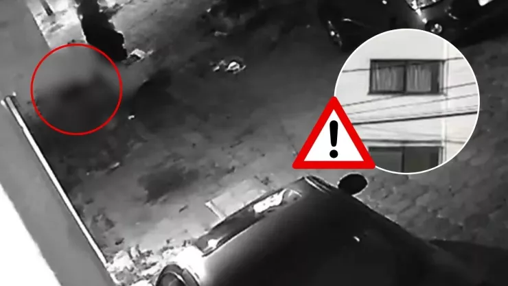 Cámaras de seguridad registraron el momento del incidente