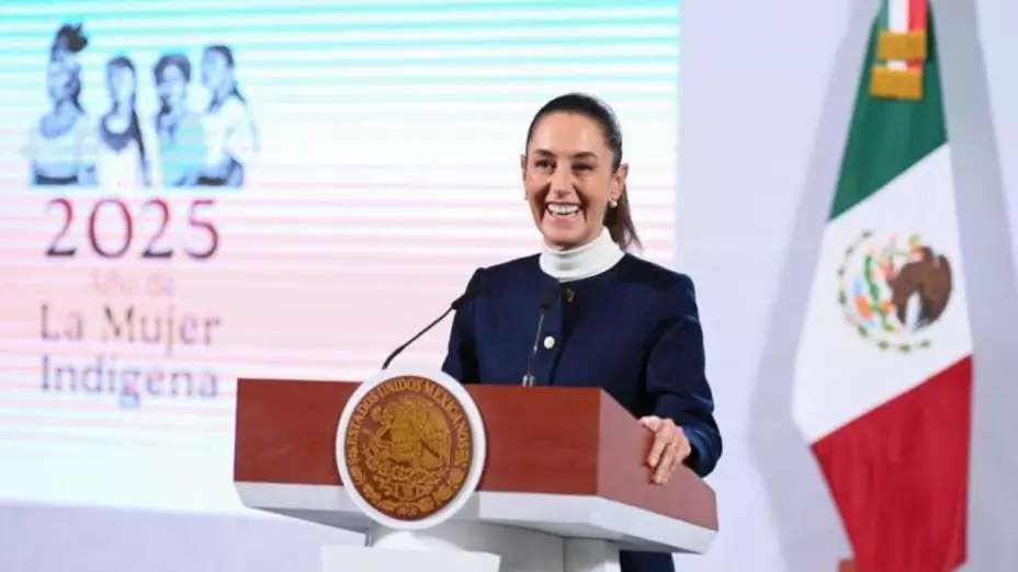Claudia Sheinbaum hoy 13 de enero 2025.