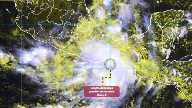 ¿A qué hora impactará en México la Depresión Tropical Once-E?.jpg