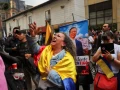Manifestaciones en Colombia terminan en disturbios.