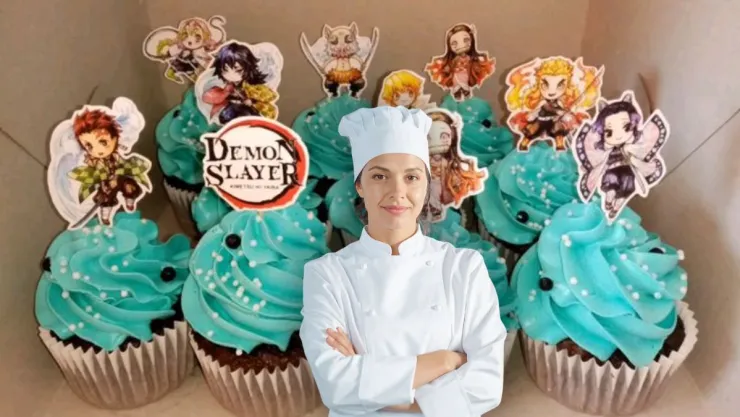 Cómo decorar cupcakes inspirados en Demon Slayer; ideales para los cumpleaños de los niños