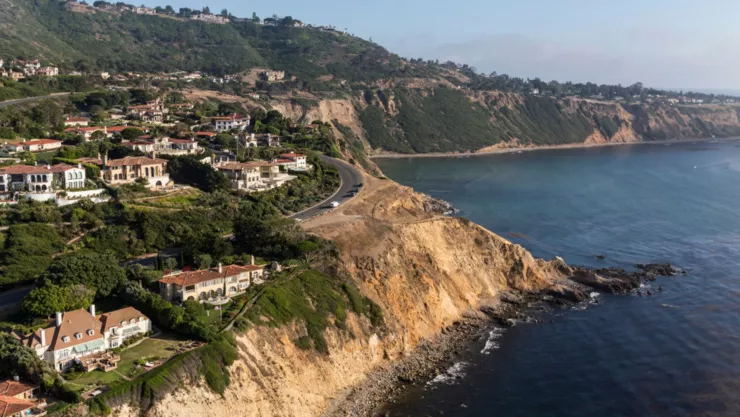 Una zona de Rancho Palos Verdes, en California.