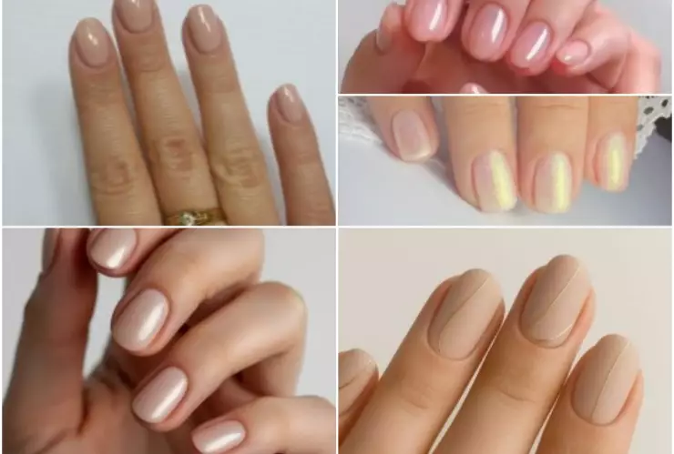 diseño de uñas cortas naturales