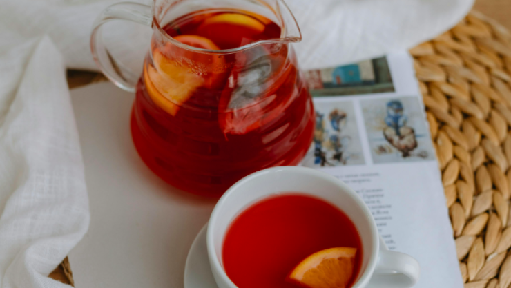 Té de cáscara de naranja