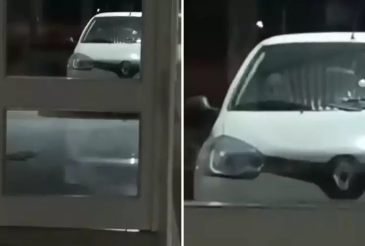 Video viral fantasma auto estacionado TikTok