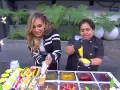 Los deliciosos postres no podían faltar, por lo que Jimena Longoria aprovechó para disfrutar de un rico pastelito. | Fotos: INSTAGRAM / @vengalaalegria