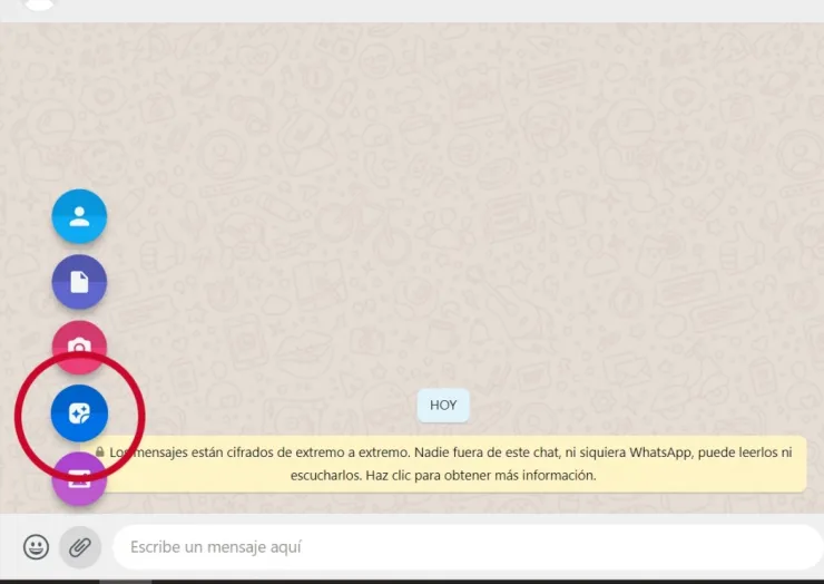 WhatsApp Web stickers