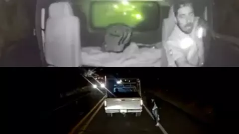 Roban tráiler en carretera de Oaxaca con todo y chofer