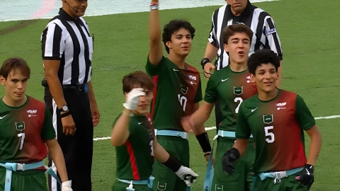 México vence a Australia y gana el oro en Flag Football 2025