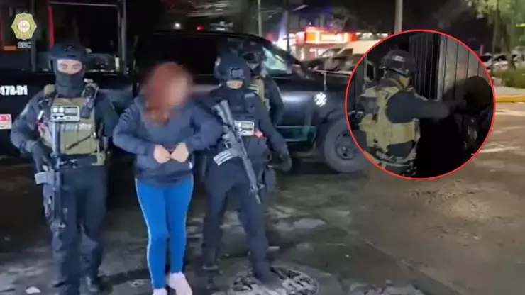 Cayó “La Pau”, líder de una célula del Cártel de Tláhuac, tras intenso operativo en la colonia Selene