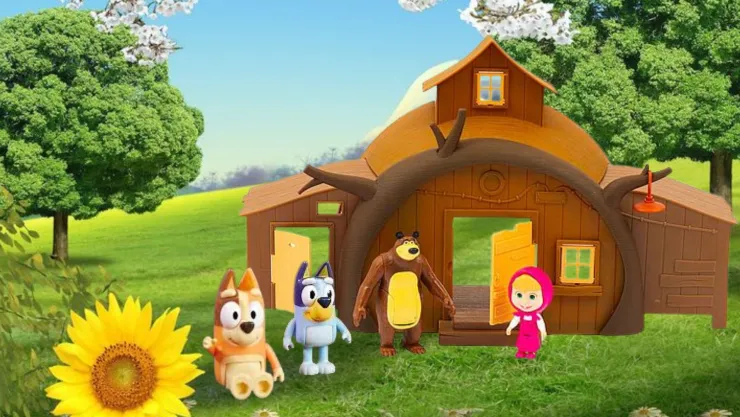 6 juguetes de ‘Masha y el Oso’ y ‘Bluey’ para enseñar a los niños a ser seguros de sí mismos