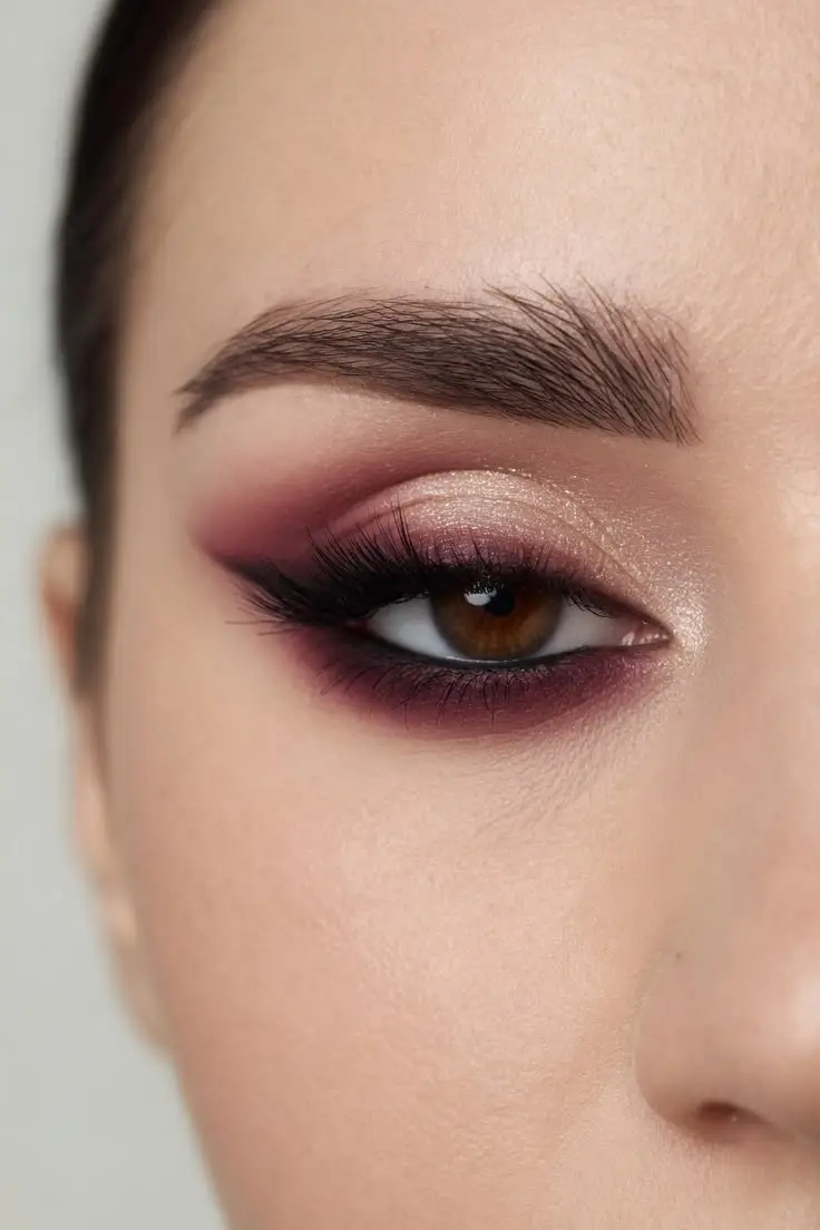 El smokey glam moderno y difuminado