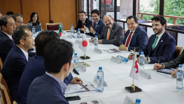 Yucatán fortalece alianzas con empresas japonesas, informa Joaquín Díaz Mena