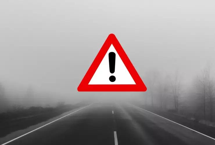 neblina en autopista en Veracruz