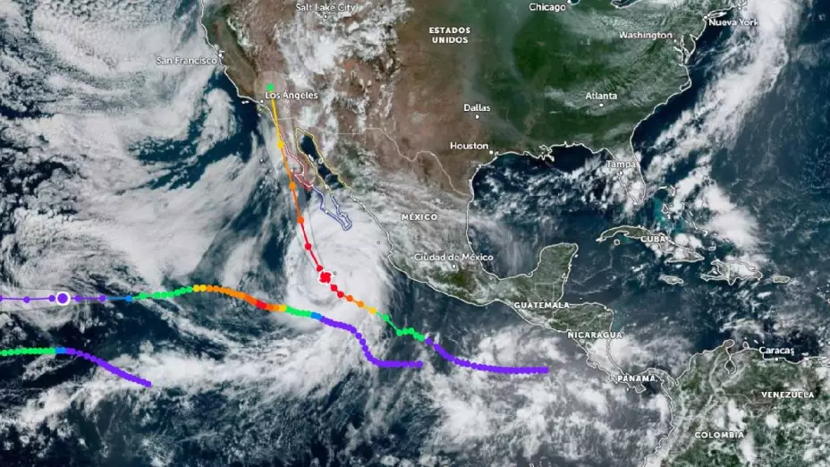 Huracán Hilary ya es categoría 4; esta es su trayectoria en vivo
