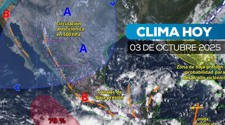 clima en México 3 de octubre