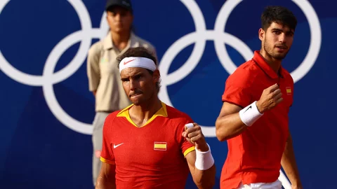 Rafael Nadal y Carlos Alcaraz