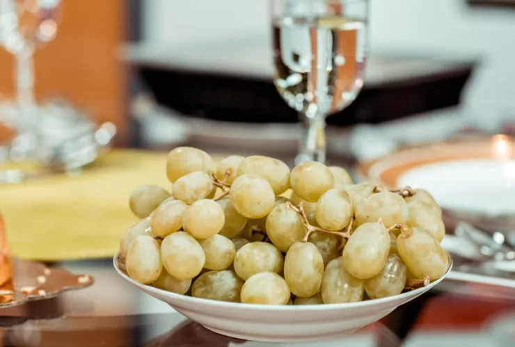 Uvas en año nuevo