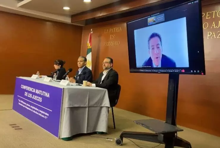 Es una “opinión” la decisión del Tribunal Electoral sobre la elección de jueces: Contramañanera