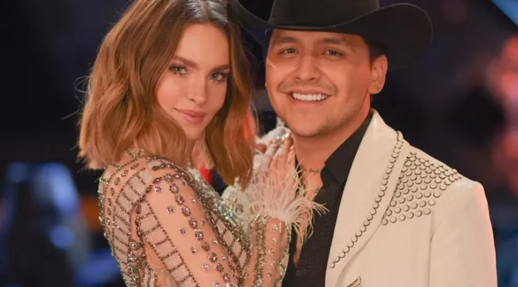 Christian Nodal y su extraña reacción sobre la boda con Belinda.