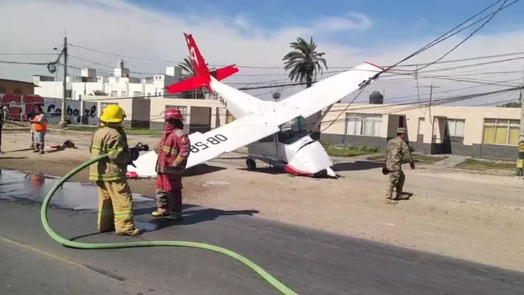 ¿Por qué se desplomó avioneta en Pisco, Perú hoy jueves 27 de marzo de 2025 y cuántos heridos hay?