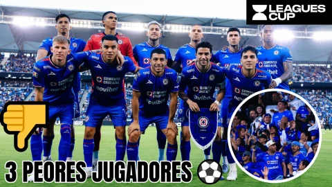 Los 3 peores jugadores de Cruz Azul tras empate en la Leagues Cup	