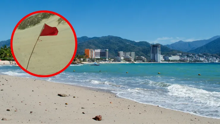 ¡ALERTA MÁXIMA! Autoridades mantienen bandera roja en playas de Puerto Vallarta por este motivo