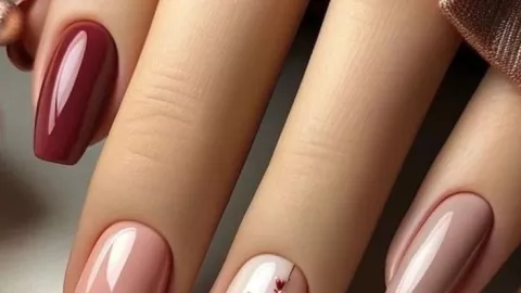 Diseño de uñas para San Valentín 2025