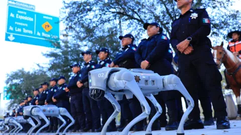 Mundial 2026 contará con perros policías robot para vigilancia y patrullaje