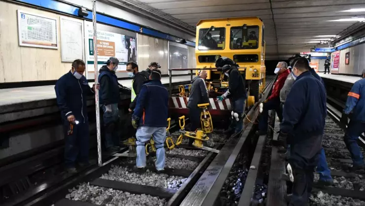 Línea 2 del Metro regresa a operaciones el 8 de febrero, hay avance de 98%
