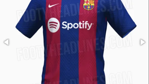 Este sería el uniforme del Barcelona para la temporada 2023-2024