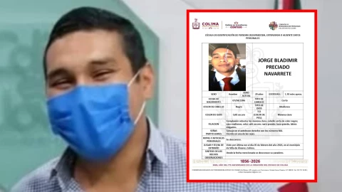 Desaparece Jorge Bladimir Preciado Navarrete, hijo del exsenador Jorge Luis Preciado.
