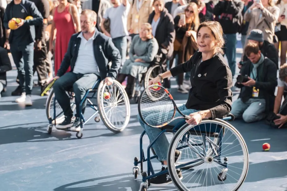 IPC Andrew Parsons Amélie Oudéa-Castera 2023