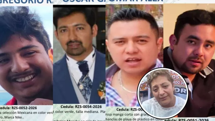 Omar Alexis, Javier y Gregorio Ramírez Sabino