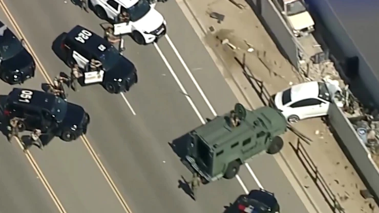 Persecución policial Grappler Jurupa Valley