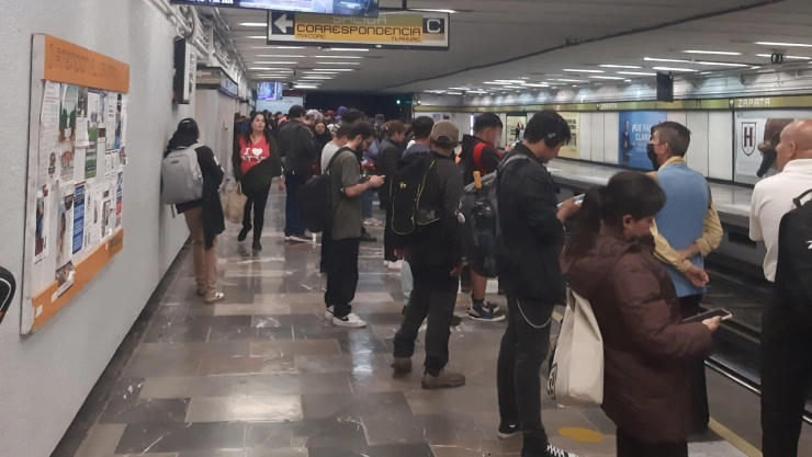 Foto de estación del metro CDMX hoy 2 de julio de 2026.