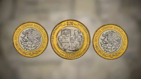 Moneda de 20 pesos 2017 vale 2 millones y medio.jpg