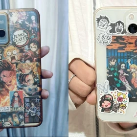 Estas plantillas de stickers son perfectas para decorar la funda de tu celular con los personajes de Demon Slayer