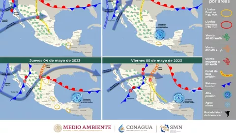 Clima en México, altas temperaturas al norte del país