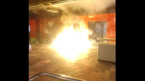 El Metro señaló que el tren que tuvo el percance en la estación Indios Verdes fue desalojado y retirado de la circulación.