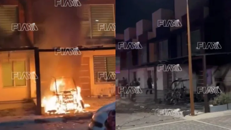 Explosion de auto Cholula, Puebla ola de calor
