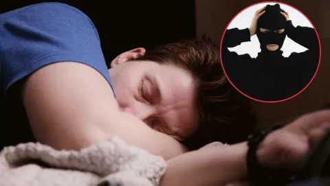 Ladrón se queda dormido en casa que estaba robando