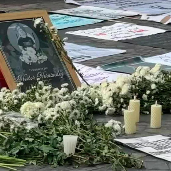 Veterinarios marchan en honor al médico asesinado en Tultepec