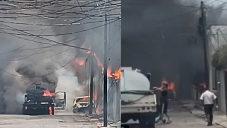 Explosión de pipa en Cuernavaca, Morelos