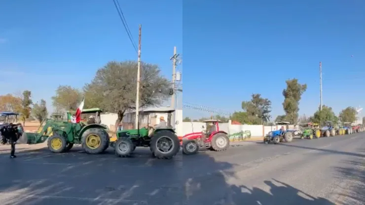Cierran la Carretera 45 en Aguascalientes por el Megabloqueo del 24 de noviembre; esto se sabe