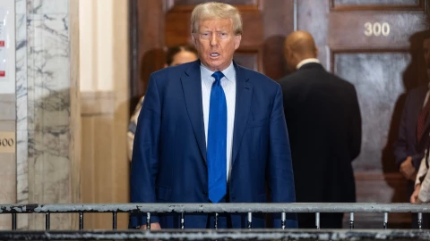 Donald Trump en la corte de Nueva York