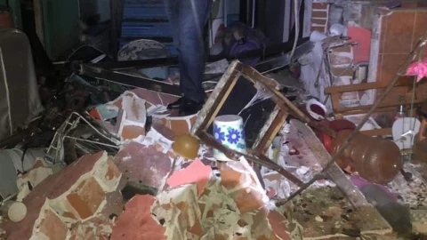 Explota tanque de gas en domicilio de Huejotzingo