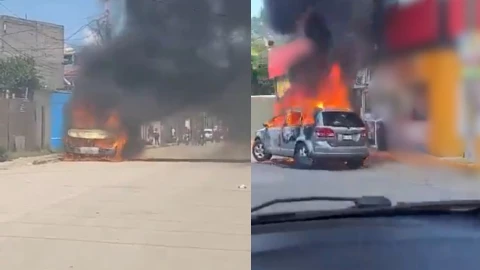 ¡ALERTA Tabasco! Se registran enfrentamientos, autos y negocios quemados