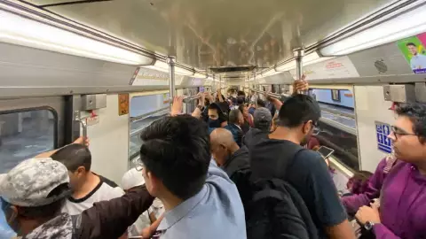 Se reportan retrasos en la Línea 3 del Metro CDMX hoy 27 de diciembre